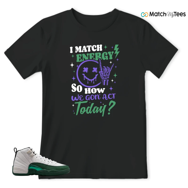 NIKE AIR JORDAN 12 RETRO BUCKS SNEAKER Matching Tees t-shirt
