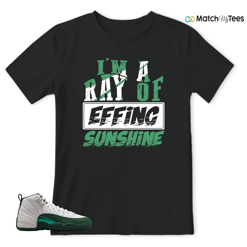 NIKE AIR JORDAN 12 RETRO BUCKS SNEAKER Matching Tees t-shirt