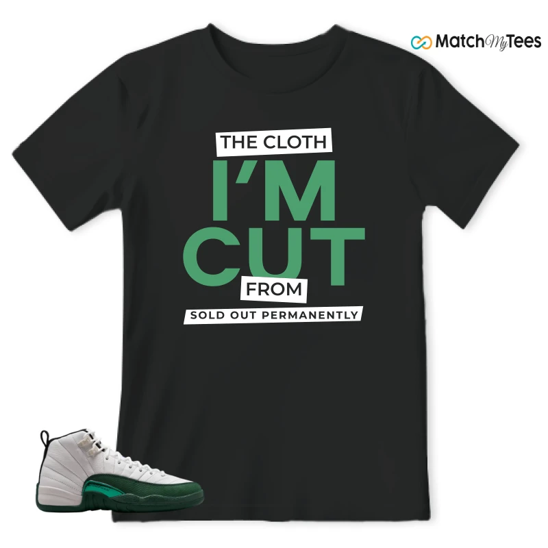 NIKE AIR JORDAN 12 RETRO BUCKS SNEAKER Matching Tees t-shirt