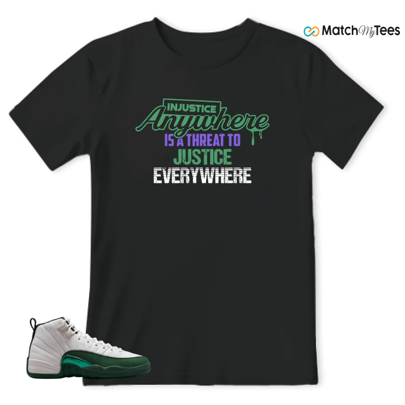 NIKE AIR JORDAN 12 RETRO BUCKS SNEAKER Matching Tees t-shirt