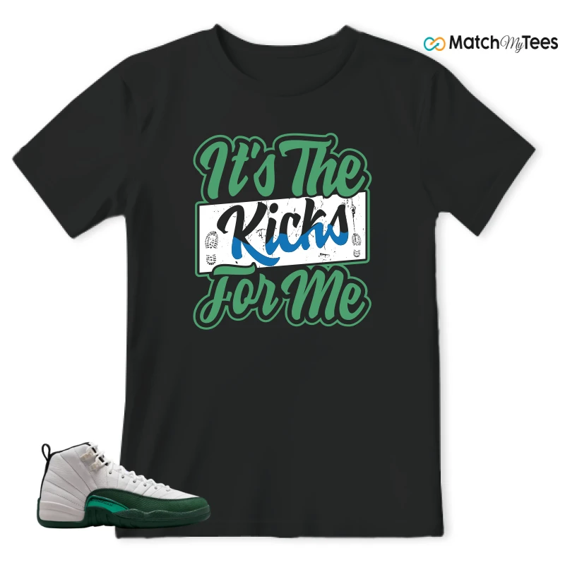NIKE AIR JORDAN 12 RETRO BUCKS SNEAKER Matching Tees t-shirt