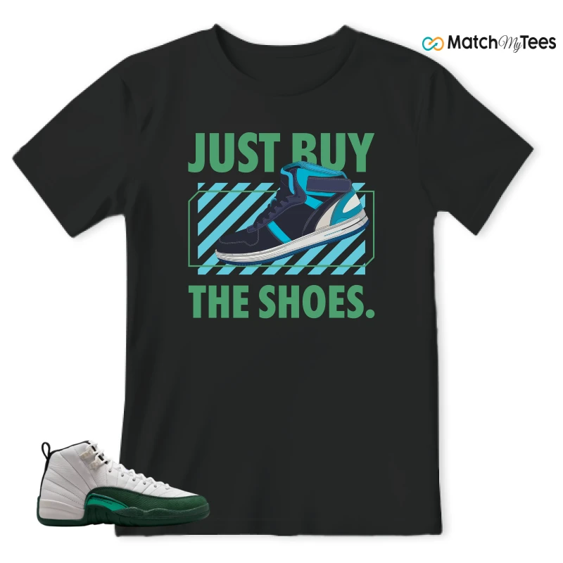 NIKE AIR JORDAN 12 RETRO BUCKS SNEAKER Matching Tees t-shirt