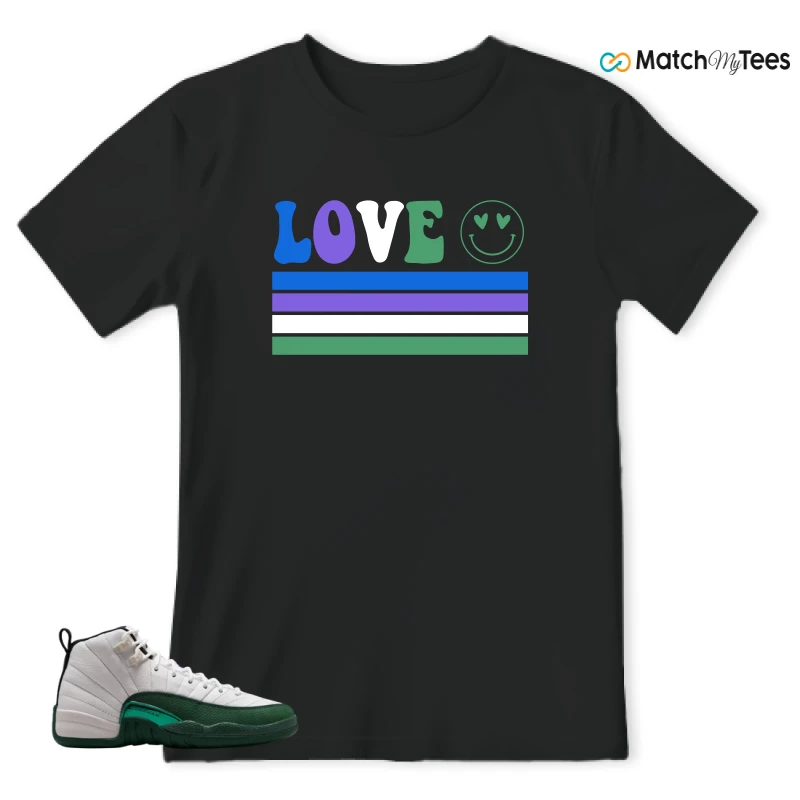 NIKE AIR JORDAN 12 RETRO BUCKS SNEAKER Matching Tees t-shirt