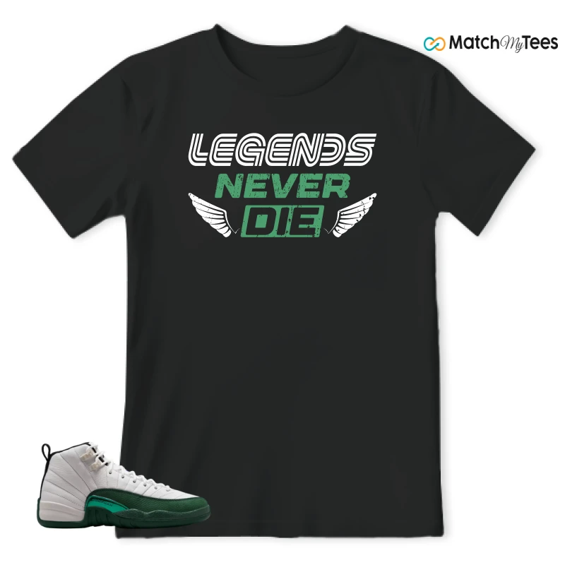 NIKE AIR JORDAN 12 RETRO BUCKS SNEAKER Matching Tees t-shirt