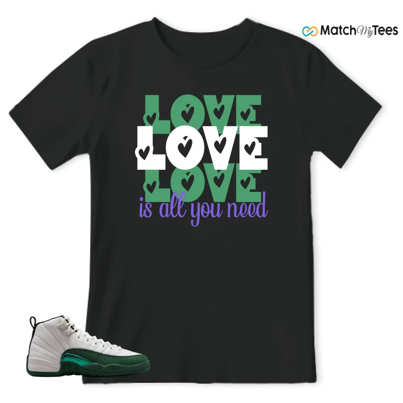 NIKE AIR JORDAN 12 RETRO BUCKS SNEAKER Matching Tees t-shirt