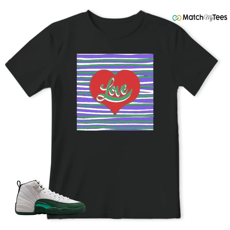 NIKE AIR JORDAN 12 RETRO BUCKS SNEAKER Matching Tees t-shirt