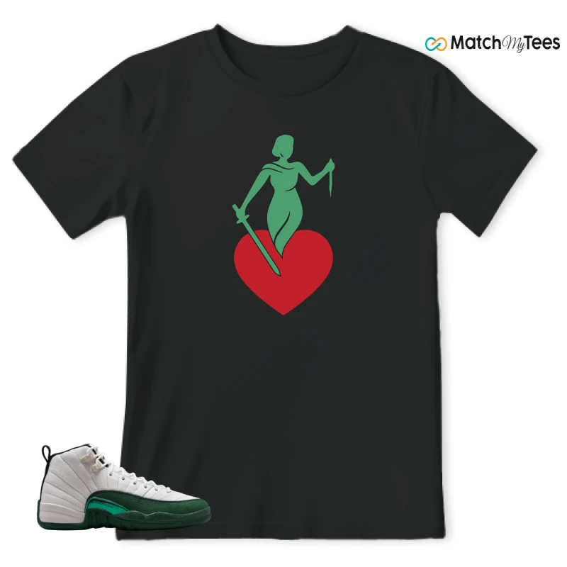 NIKE AIR JORDAN 12 RETRO BUCKS SNEAKER Matching Tees t-shirt