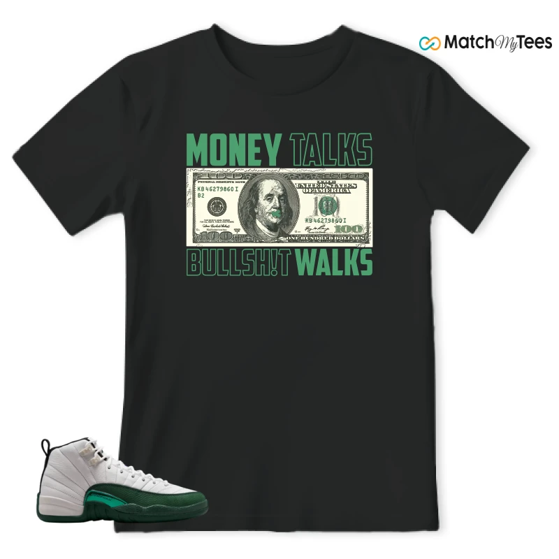NIKE AIR JORDAN 12 RETRO BUCKS SNEAKER Matching Tees t-shirt