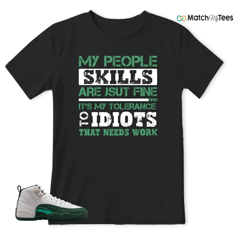 NIKE AIR JORDAN 12 RETRO BUCKS SNEAKER Matching Tees t-shirt