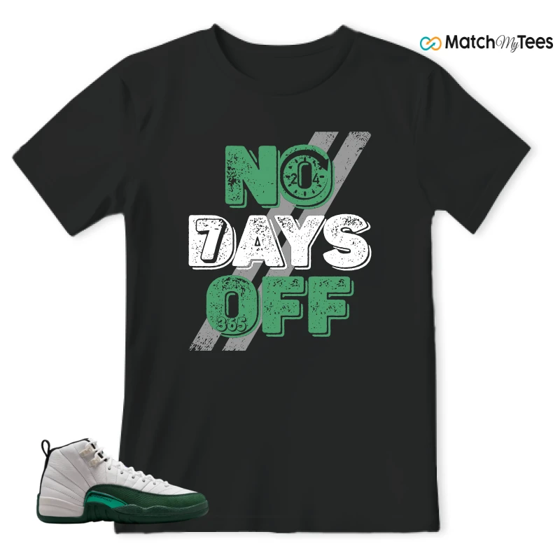 NIKE AIR JORDAN 12 RETRO BUCKS SNEAKER Matching Tees t-shirt