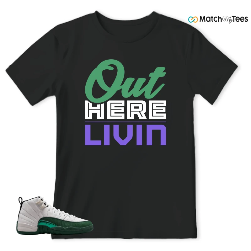 NIKE AIR JORDAN 12 RETRO BUCKS SNEAKER Matching Tees t-shirt