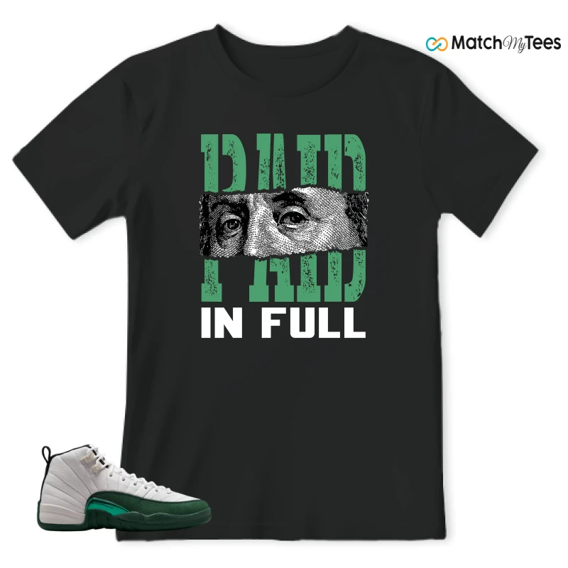 NIKE AIR JORDAN 12 RETRO BUCKS SNEAKER Matching Tees t-shirt
