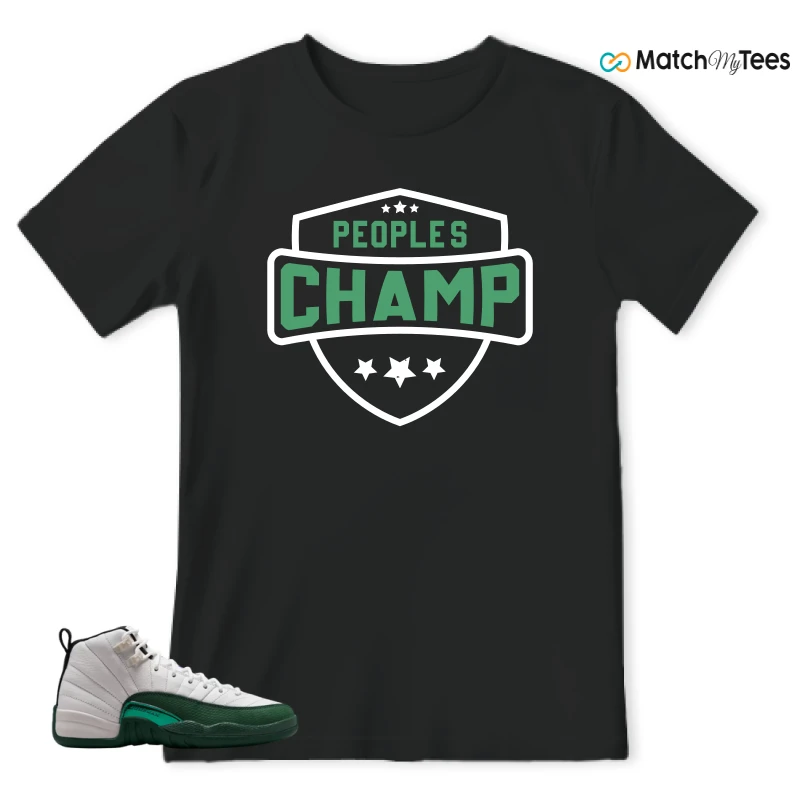 NIKE AIR JORDAN 12 RETRO BUCKS SNEAKER Matching Tees t-shirt