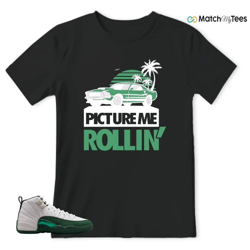 NIKE AIR JORDAN 12 RETRO BUCKS SNEAKER Matching Tees t-shirt