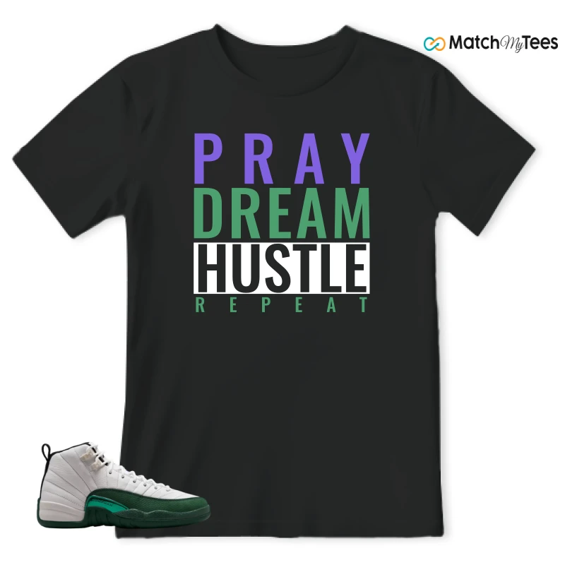 NIKE AIR JORDAN 12 RETRO BUCKS SNEAKER Matching Tees t-shirt