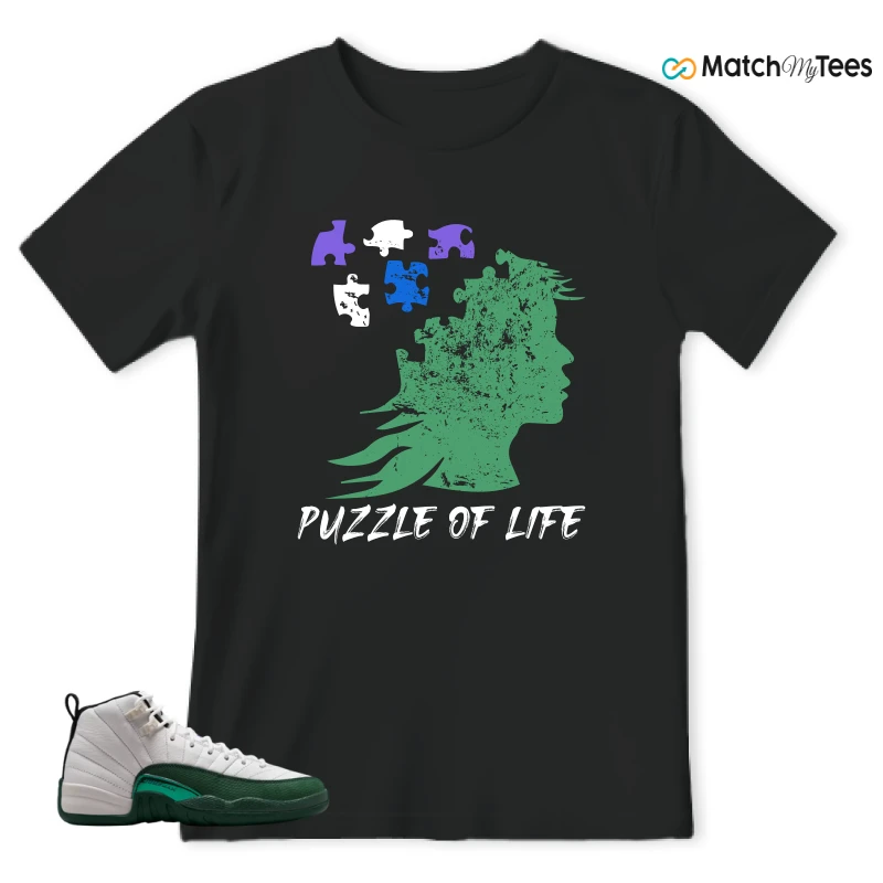 NIKE AIR JORDAN 12 RETRO BUCKS SNEAKER Matching Tees t-shirt