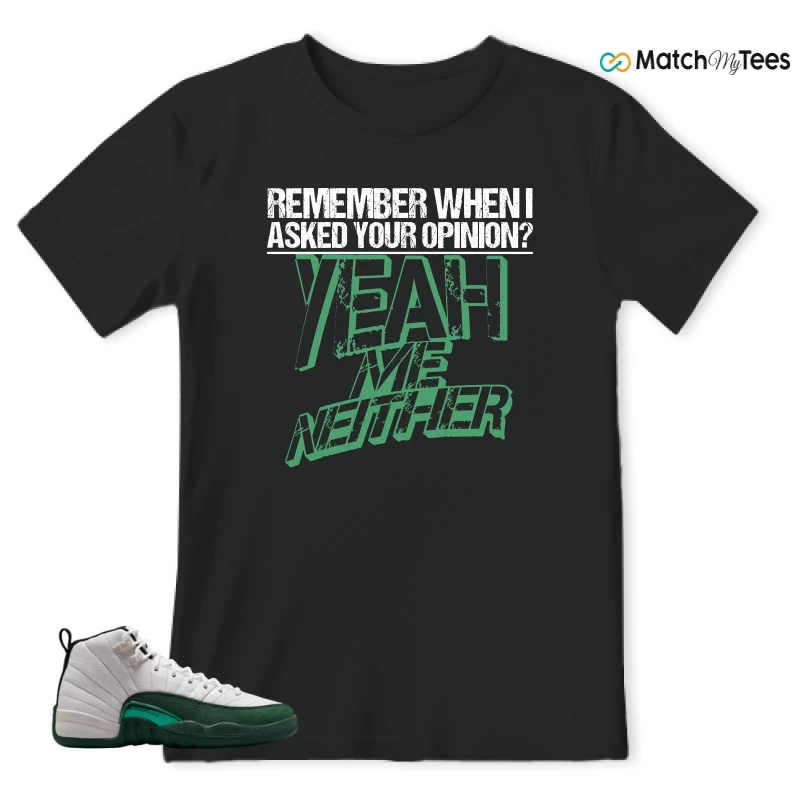 NIKE AIR JORDAN 12 RETRO BUCKS SNEAKER Matching Tees t-shirt