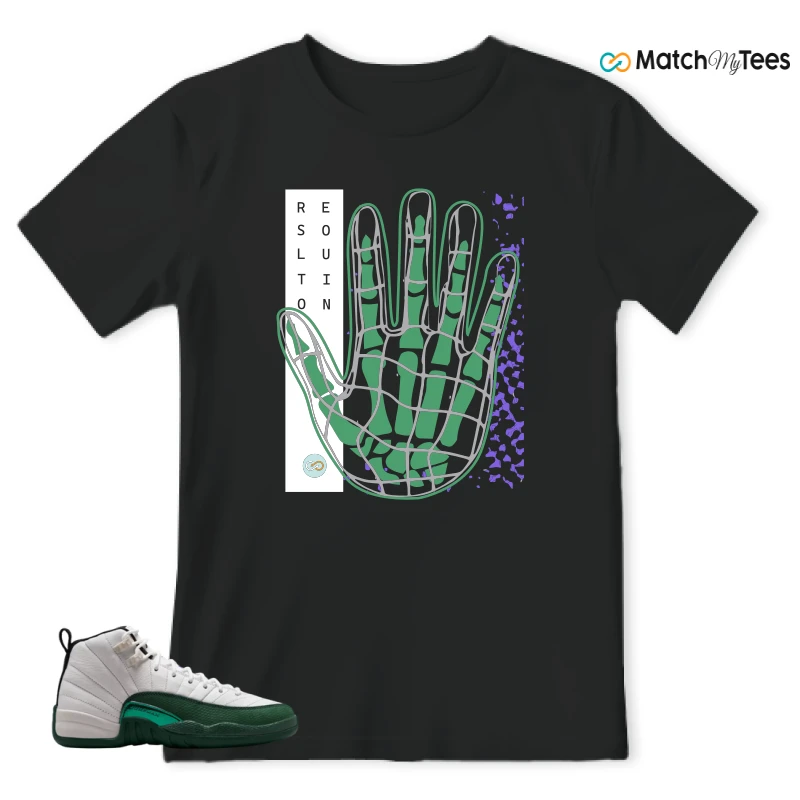 NIKE AIR JORDAN 12 RETRO BUCKS SNEAKER Matching Tees t-shirt
