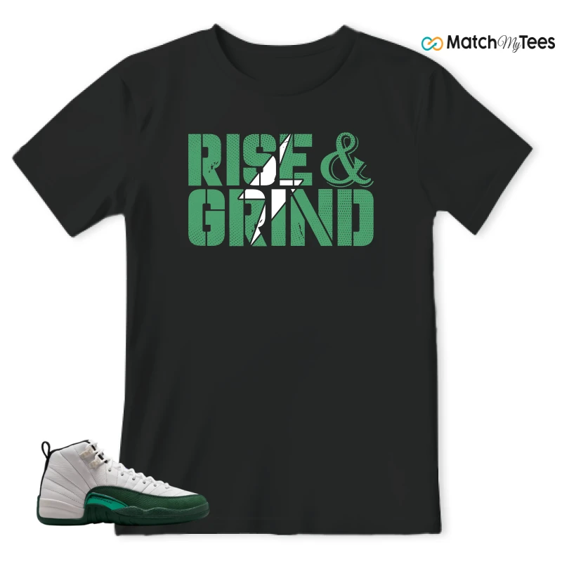 NIKE AIR JORDAN 12 RETRO BUCKS SNEAKER Matching Tees t-shirt