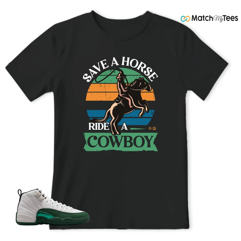 NIKE AIR JORDAN 12 RETRO BUCKS SNEAKER Matching Tees t-shirt
