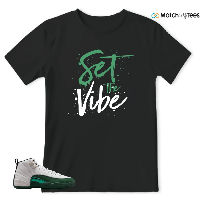 NIKE AIR JORDAN 12 RETRO BUCKS SNEAKER Matching Tees t-shirt