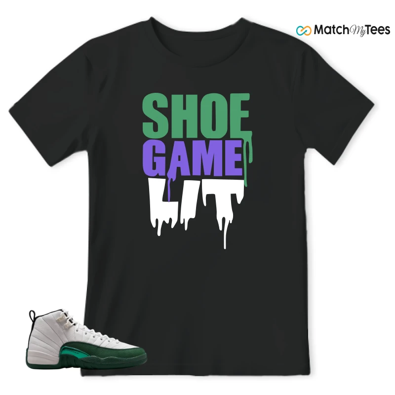 NIKE AIR JORDAN 12 RETRO BUCKS SNEAKER Matching Tees t-shirt