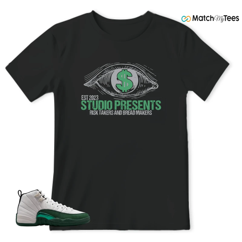 NIKE AIR JORDAN 12 RETRO BUCKS SNEAKER Matching Tees t-shirt