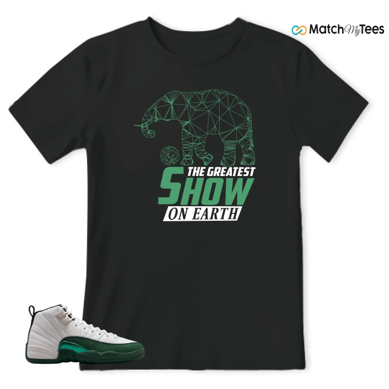 NIKE AIR JORDAN 12 RETRO BUCKS SNEAKER Matching Tees t-shirt