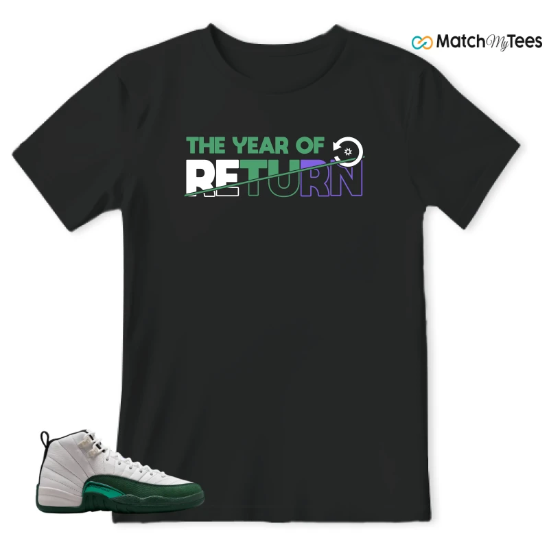 NIKE AIR JORDAN 12 RETRO BUCKS SNEAKER Matching Tees t-shirt
