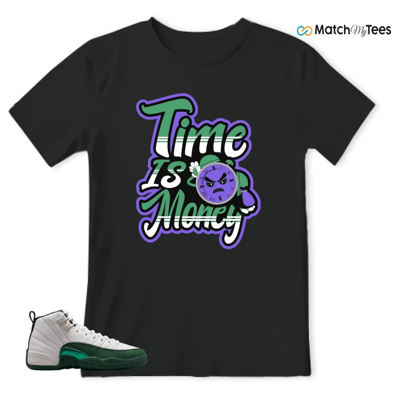NIKE AIR JORDAN 12 RETRO BUCKS SNEAKER Matching Tees t-shirt