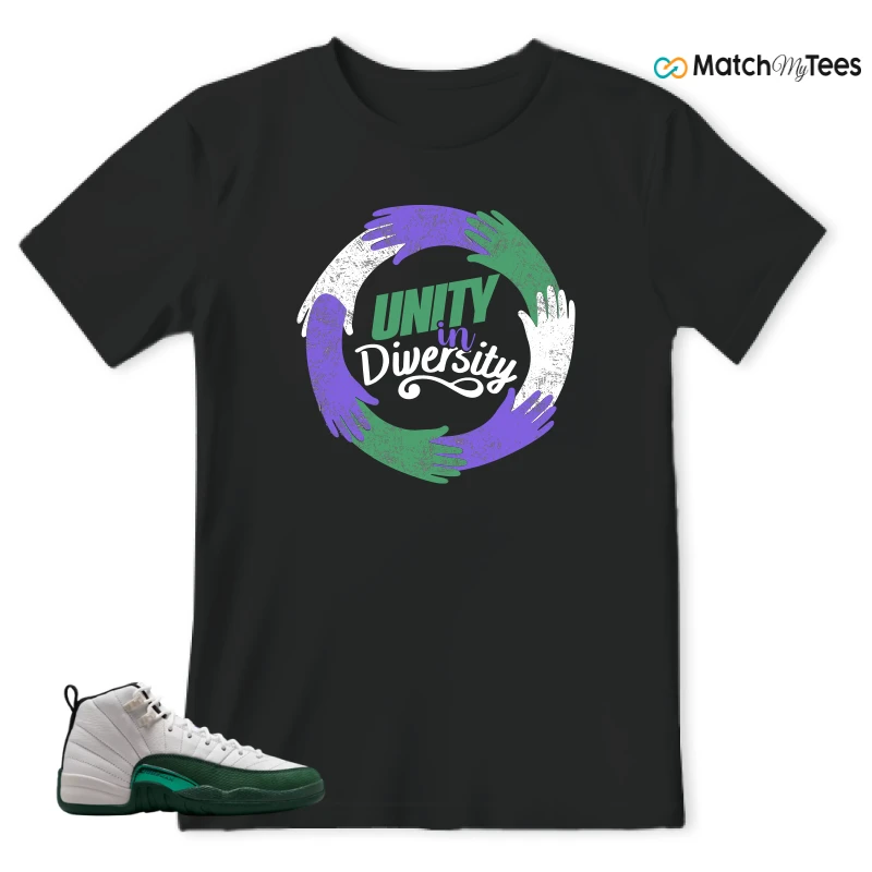 NIKE AIR JORDAN 12 RETRO BUCKS SNEAKER Matching Tees t-shirt