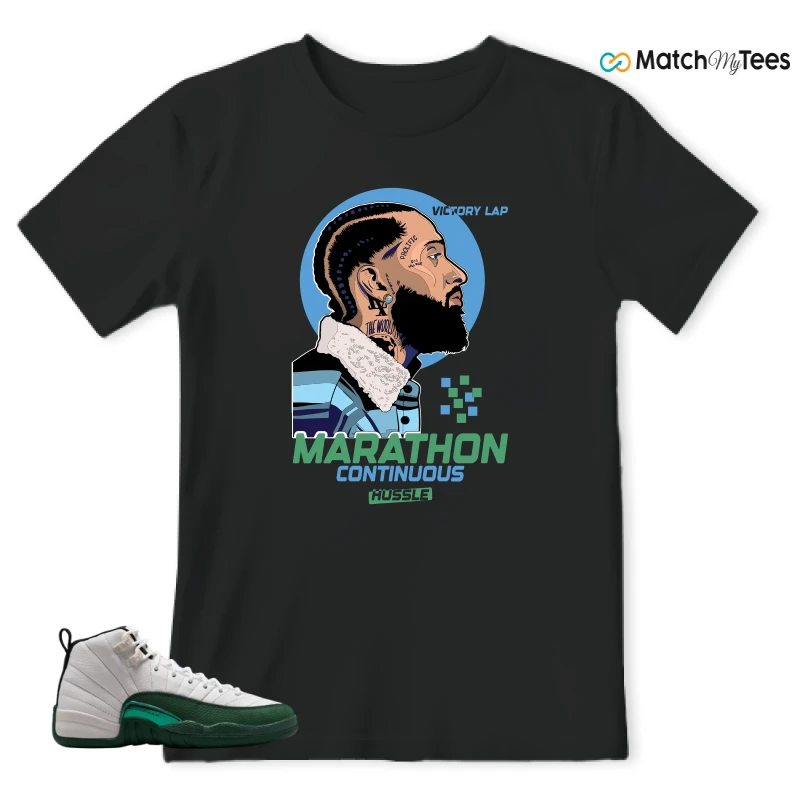 NIKE AIR JORDAN 12 RETRO BUCKS SNEAKER Matching Tees t-shirt