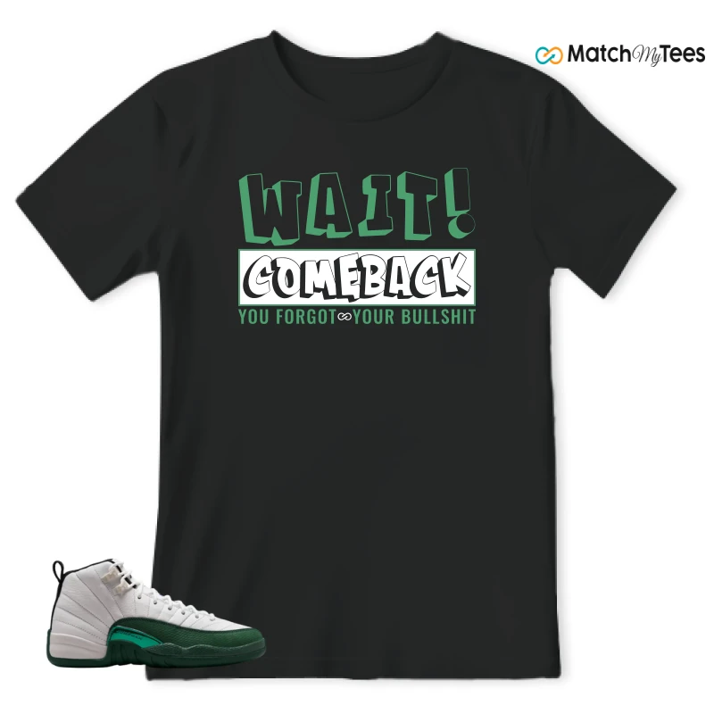 NIKE AIR JORDAN 12 RETRO BUCKS SNEAKER Matching Tees t-shirt