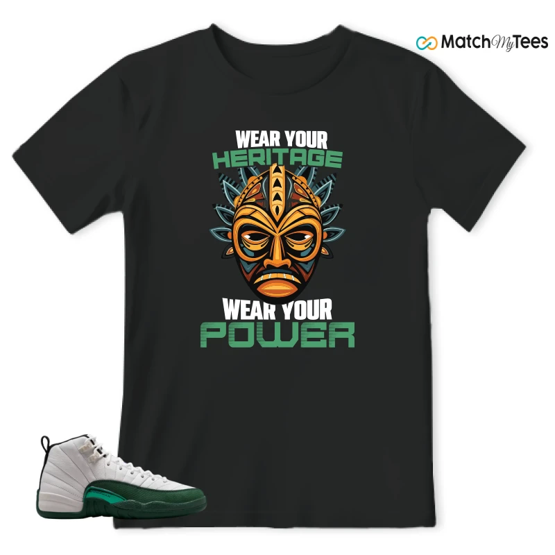 NIKE AIR JORDAN 12 RETRO BUCKS SNEAKER Matching Tees t-shirt