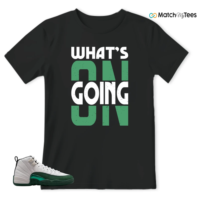 NIKE AIR JORDAN 12 RETRO BUCKS SNEAKER Matching Tees t-shirt