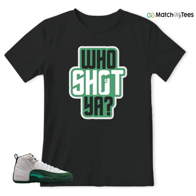 NIKE AIR JORDAN 12 RETRO BUCKS SNEAKER Matching Tees t-shirt