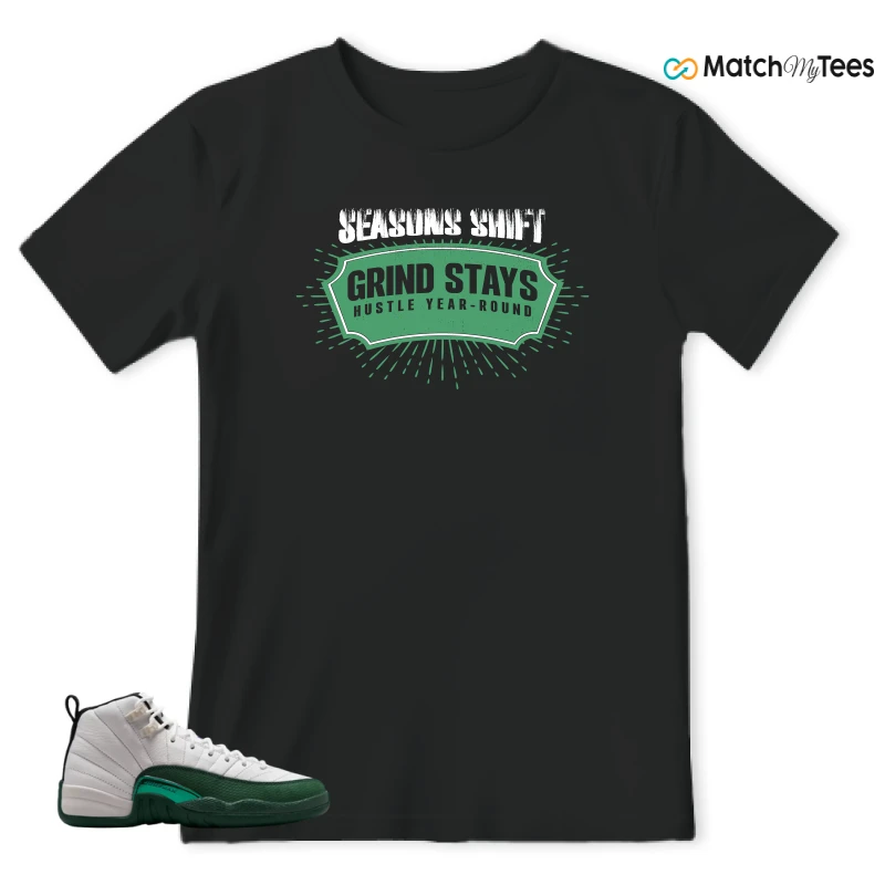 NIKE AIR JORDAN 12 RETRO BUCKS SNEAKER Matching Tees t-shirt