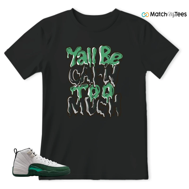 NIKE AIR JORDAN 12 RETRO BUCKS SNEAKER Matching Tees t-shirt