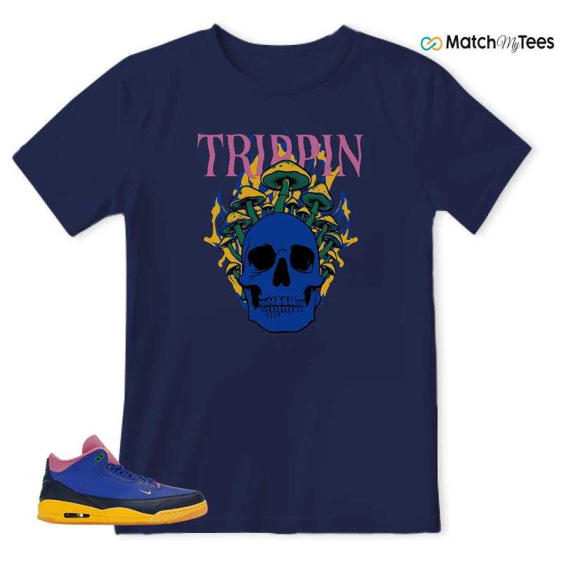 NIKE AIR JORDAN 3 BRAZIL SNEAKER Matching Tees t-shirt