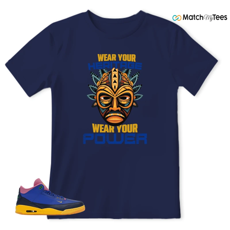NIKE AIR JORDAN 3 BRAZIL SNEAKER Matching Tees t-shirt