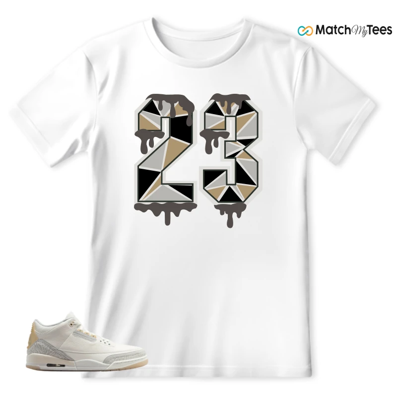 NIKE AIR JORDAN 3 CRAFT IVORY CREAM 2024 SNEAKER Matching Tees t-shirt