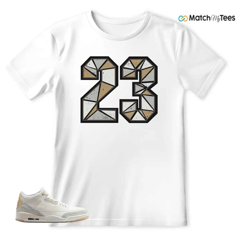 NIKE AIR JORDAN 3 CRAFT IVORY CREAM 2024 SNEAKER Matching Tees t-shirt