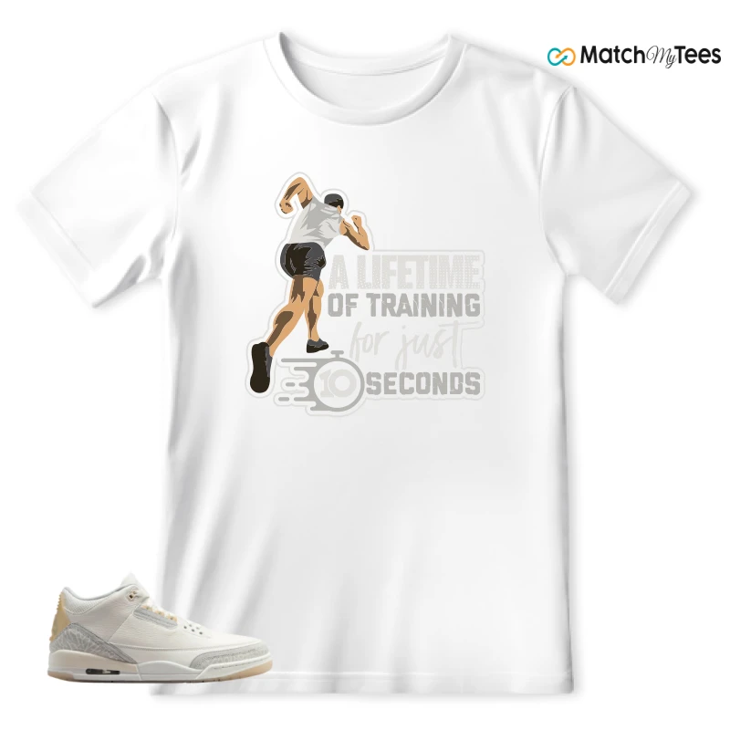 NIKE AIR JORDAN 3 CRAFT IVORY CREAM 2024 SNEAKER Matching Tees t-shirt