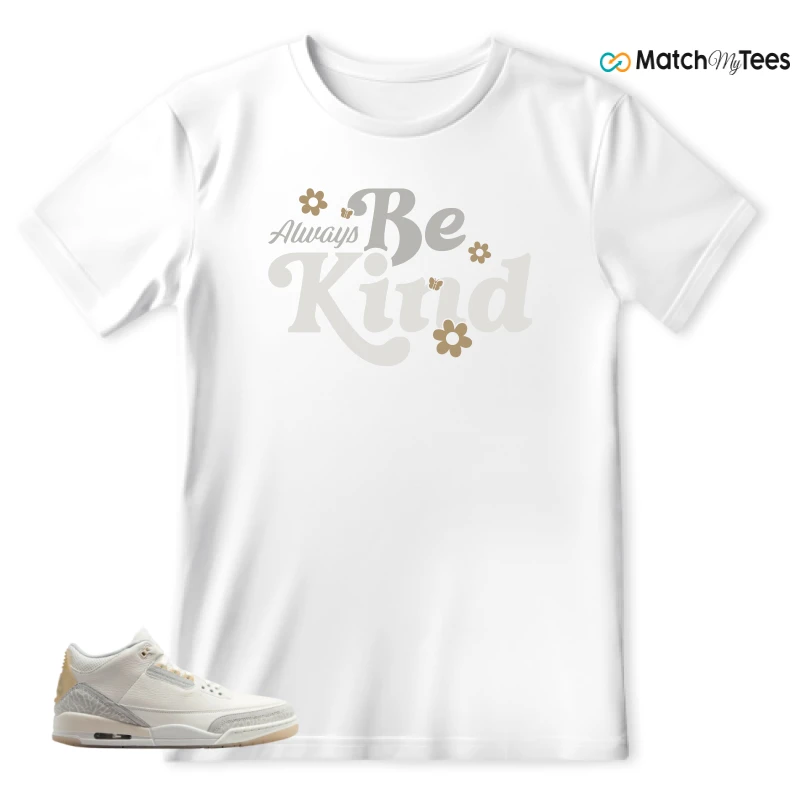 NIKE AIR JORDAN 3 CRAFT IVORY CREAM 2024 SNEAKER Matching Tees t-shirt