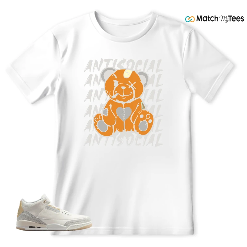 NIKE AIR JORDAN 3 CRAFT IVORY CREAM 2024 SNEAKER Matching Tees t-shirt