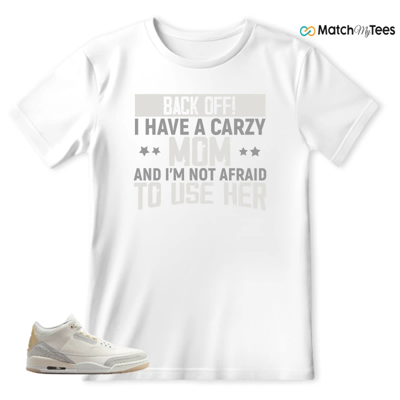 NIKE AIR JORDAN 3 CRAFT IVORY CREAM 2024 SNEAKER Matching Tees t-shirt