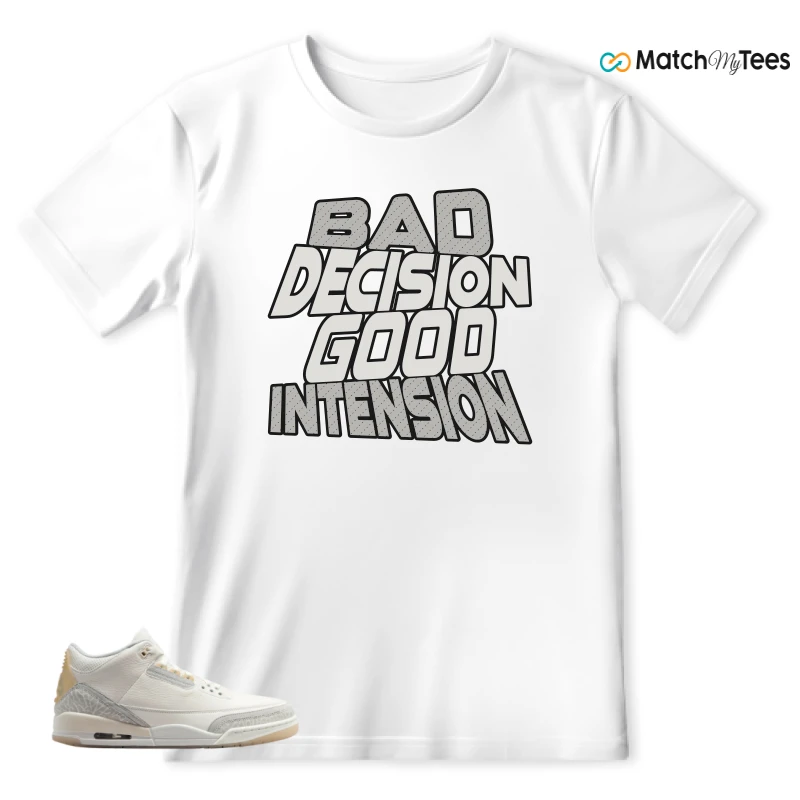 NIKE AIR JORDAN 3 CRAFT IVORY CREAM 2024 SNEAKER Matching Tees t-shirt