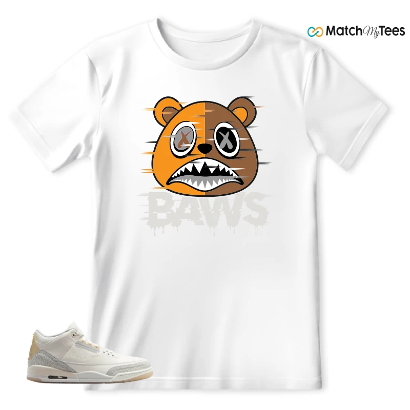 NIKE AIR JORDAN 3 CRAFT IVORY CREAM 2024 SNEAKER Matching Tees t-shirt