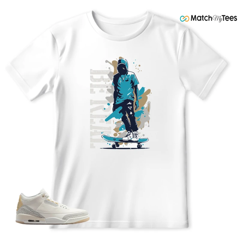 NIKE AIR JORDAN 3 CRAFT IVORY CREAM 2024 SNEAKER Matching Tees t-shirt