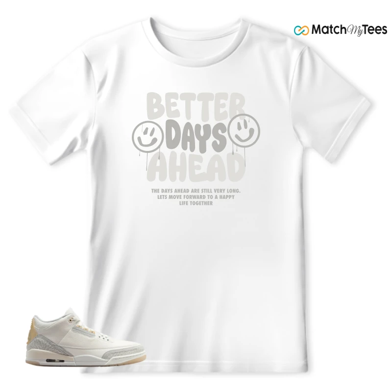 NIKE AIR JORDAN 3 CRAFT IVORY CREAM 2024 SNEAKER Matching Tees t-shirt